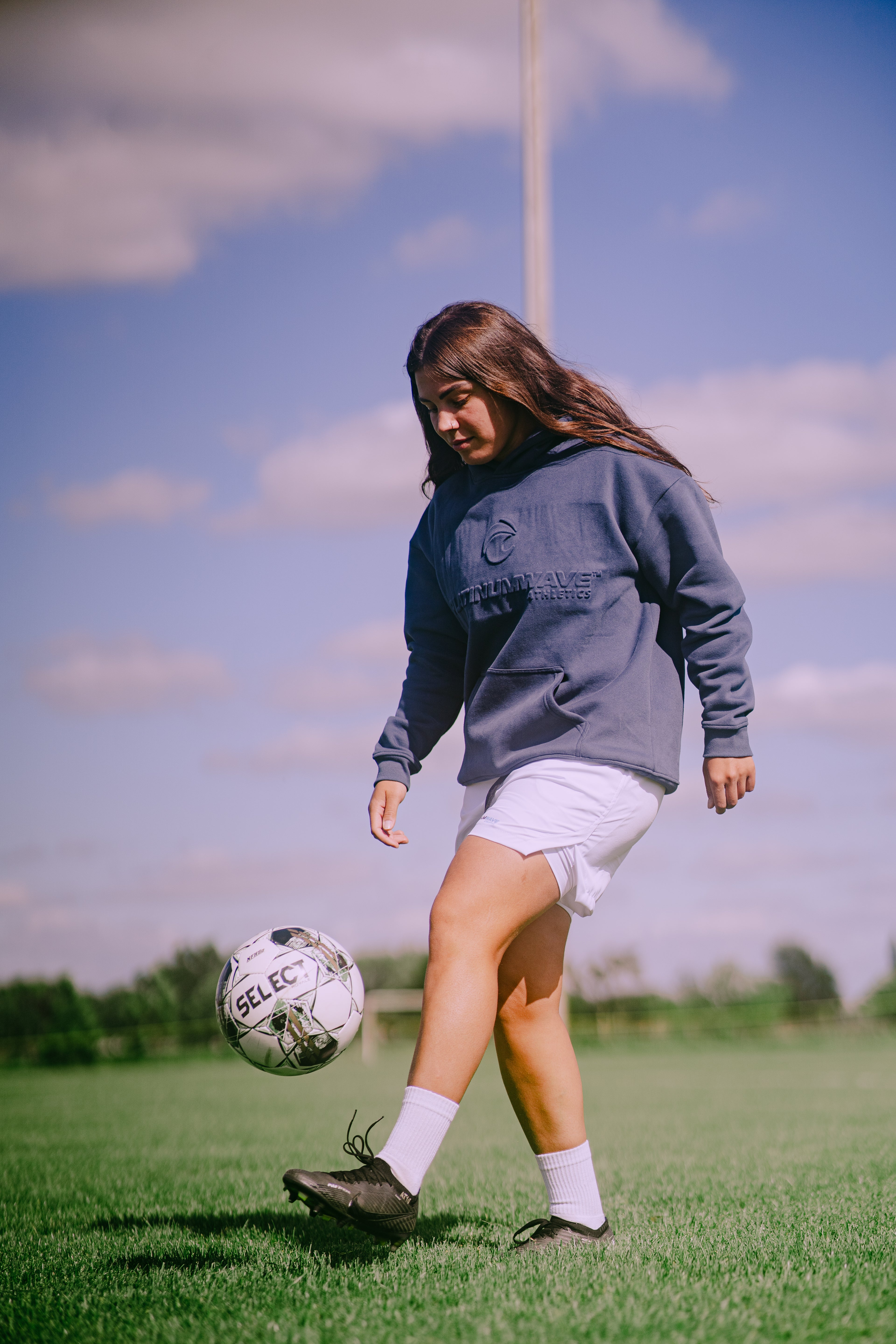 White Cap Compression Shorts