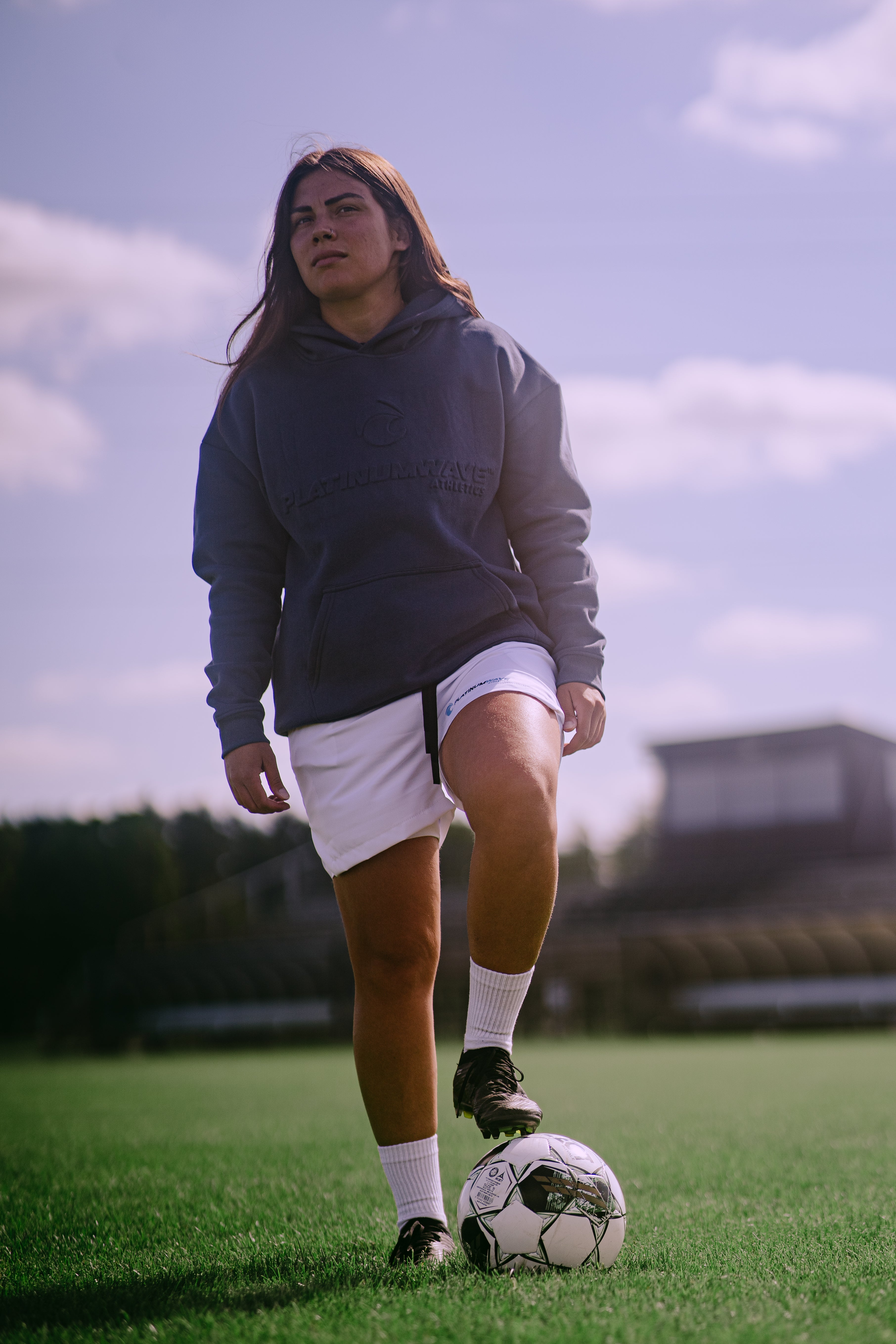 Midnight Blue Oversized Hoodie