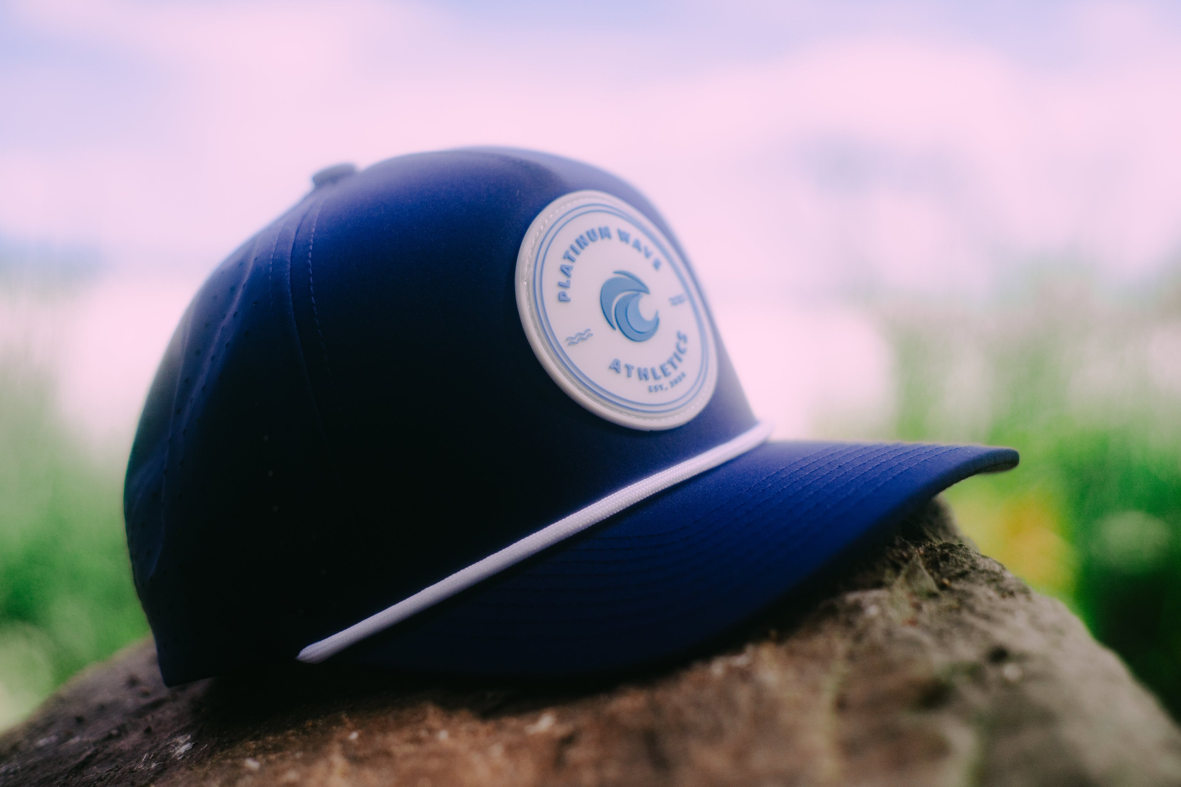 Deep Waters Navy Blue Golf Cap