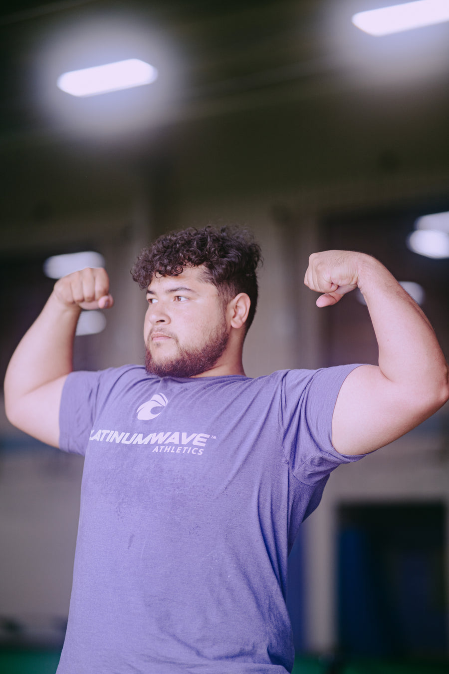 PWA Flagship Tee: Heather Purple